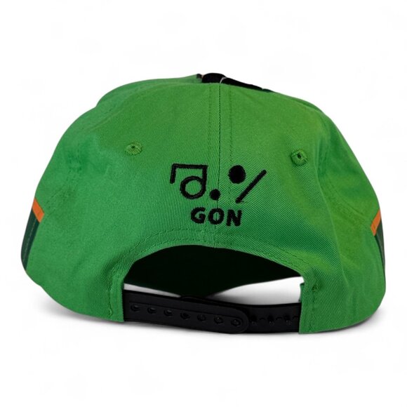 Hunter X Hunter Gon Flat Brim Snapback Hat Concept One Green & Orange - Picture 4 of 6